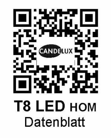 Etikette ET-QR T8 LED HOM Datenblatt