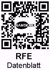 Etiquette ET-QR RFE FL VTM (LED-TD-TX)