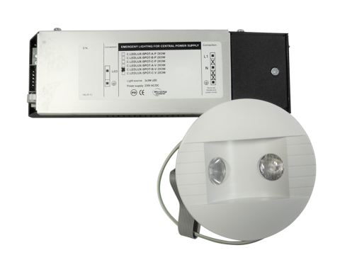 Fluchtwegnotleuchte CESP-B/W LED N 230 K ersetzt durch 011 100 001 CESP-A/W LED N 230 L