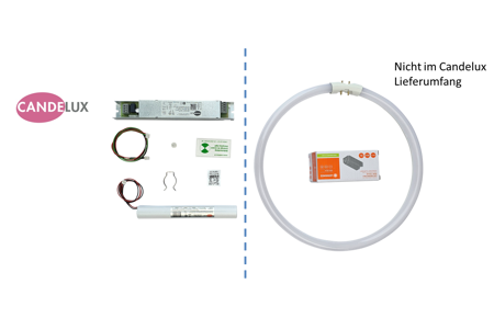 Lösung massgeschneidert NLS Notlichtset für Ledvance Circline T5 LED, T5 LED Tube, Röhre