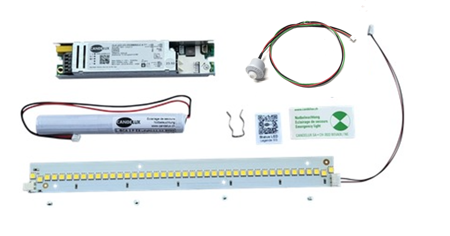Solution Notlichtset CLX LED 42 CFATT LiFePo, CLX 8W FL Not auf LED 42 PE+T Not