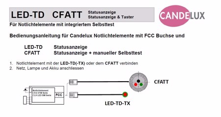 Bedienungsanleitung BDA LED-TD CFATT