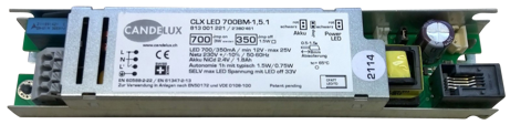 Element de secours CLX LED 700BM-1,5.1