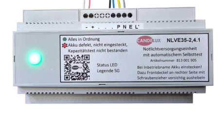 Einzel Zentralbatterie NLVE35-2,4.1 LiFePo